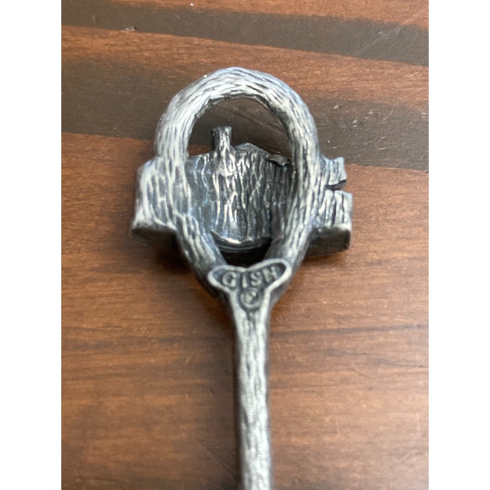 St. Augustine Florida Oldest House Collector Spoon Gish Pewter Colonial Home - Picture 7 of 7